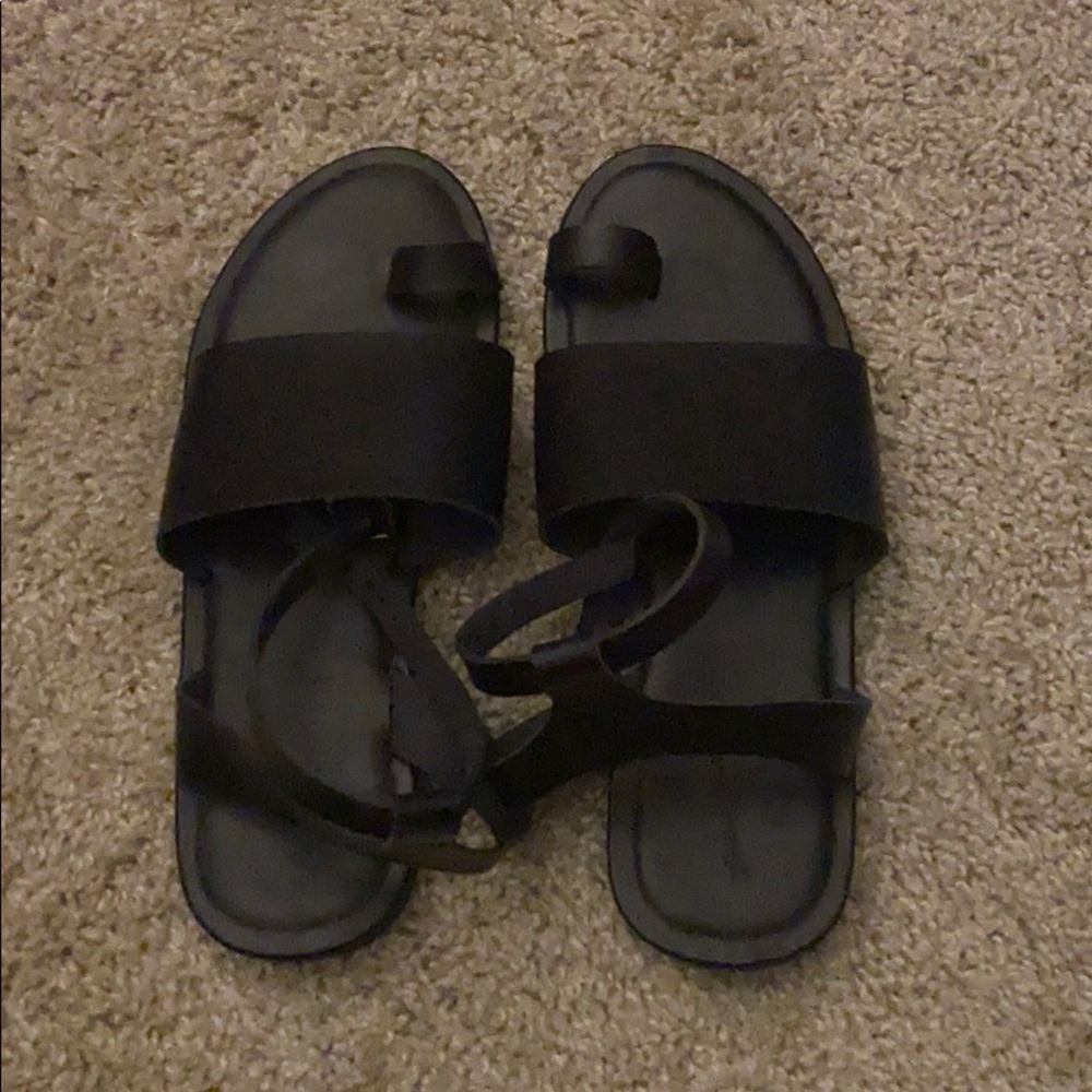 Black Target Sandals